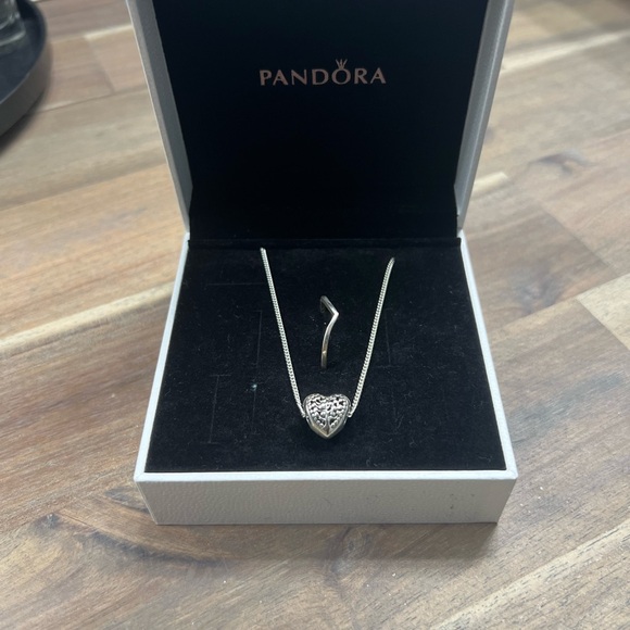 Pandora Necklace with Wishbone Ring - Picture 2 of 3